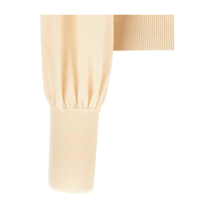 Pussybow Sweater Beige