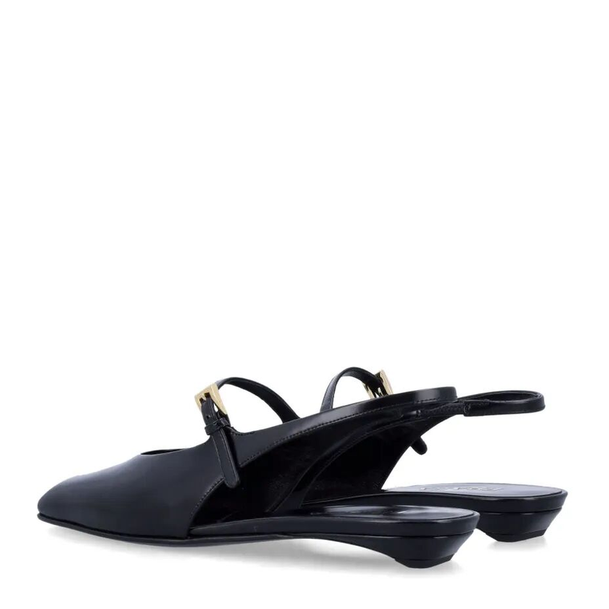 Leather Slingback Ballet Flats