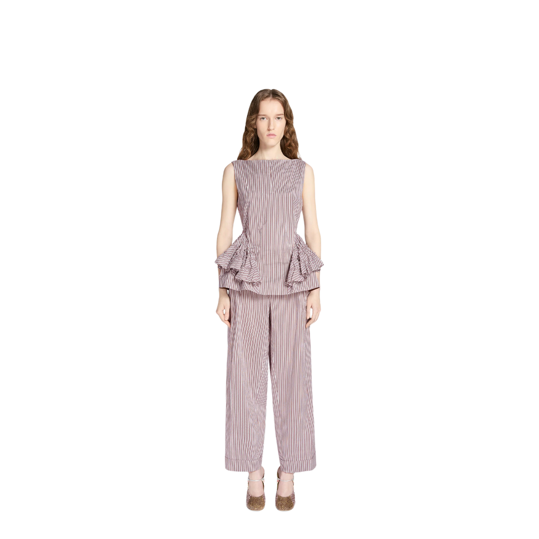MAYFEYR - Dries Van Noten - Casey Ruffled Peplum Top - 0107073132