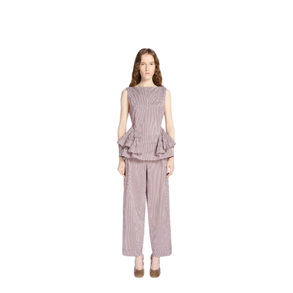 MAYFEYR - Dries Van Noten - Casey Ruffled Peplum Top - 0107073132