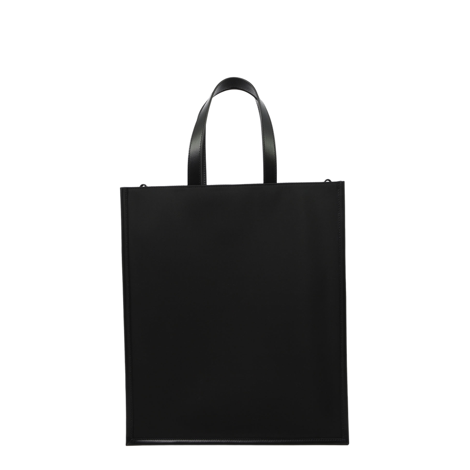Black Leather Tote Bag