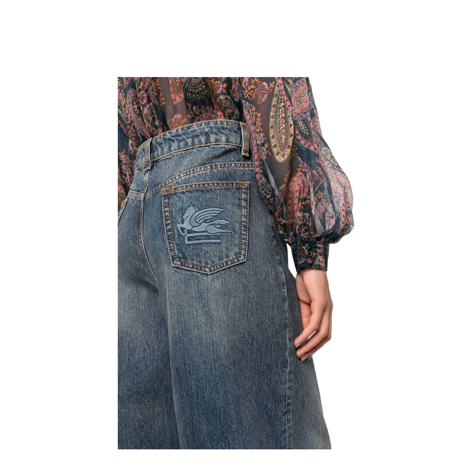 High-Rise Flared Jeans