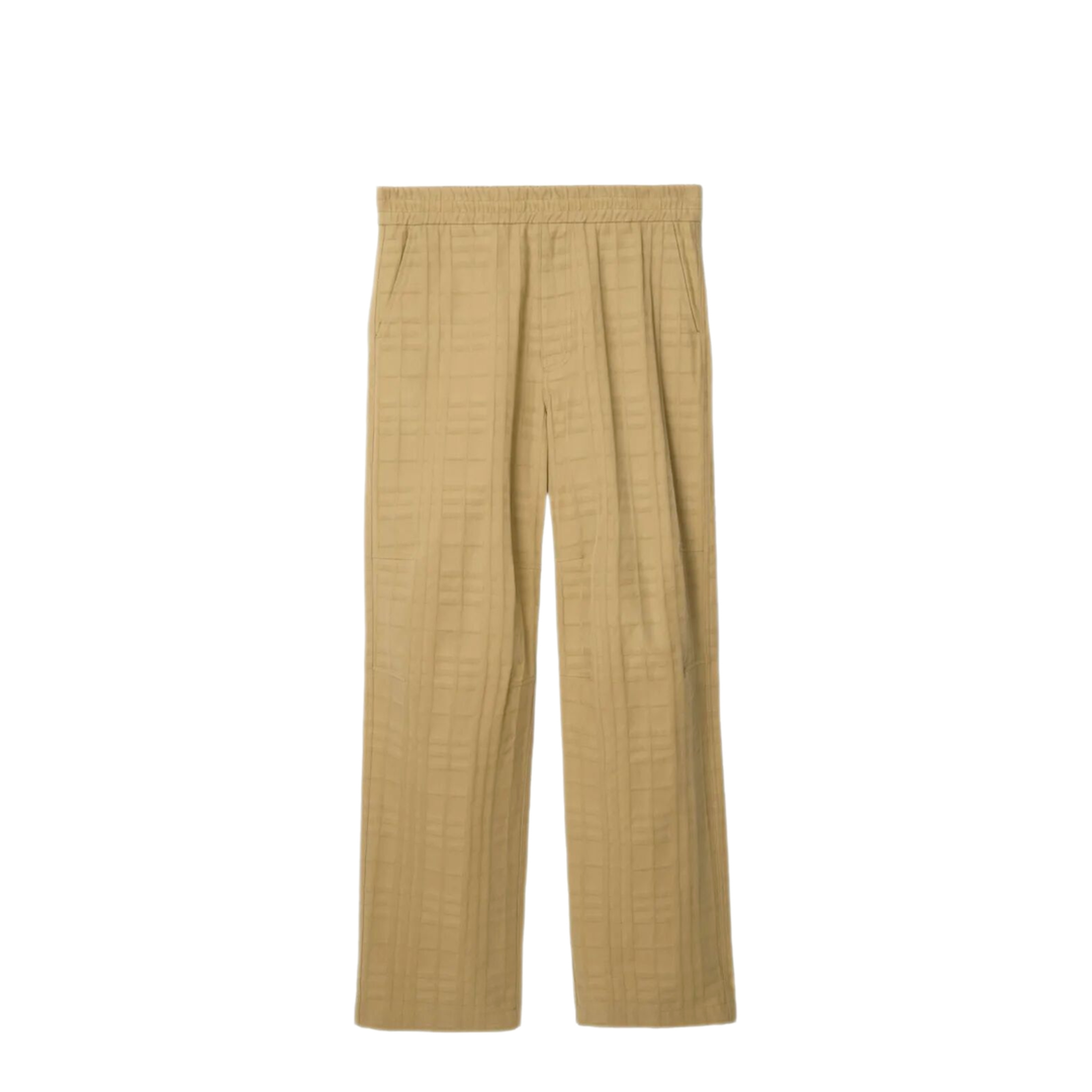 MAYFEYR -  - Textured Check Cotton Trousers - 8117841C4776