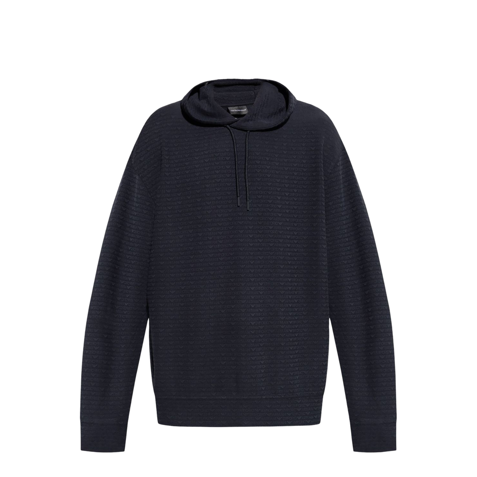Hooded Sweatshirt with All-Over Lettering