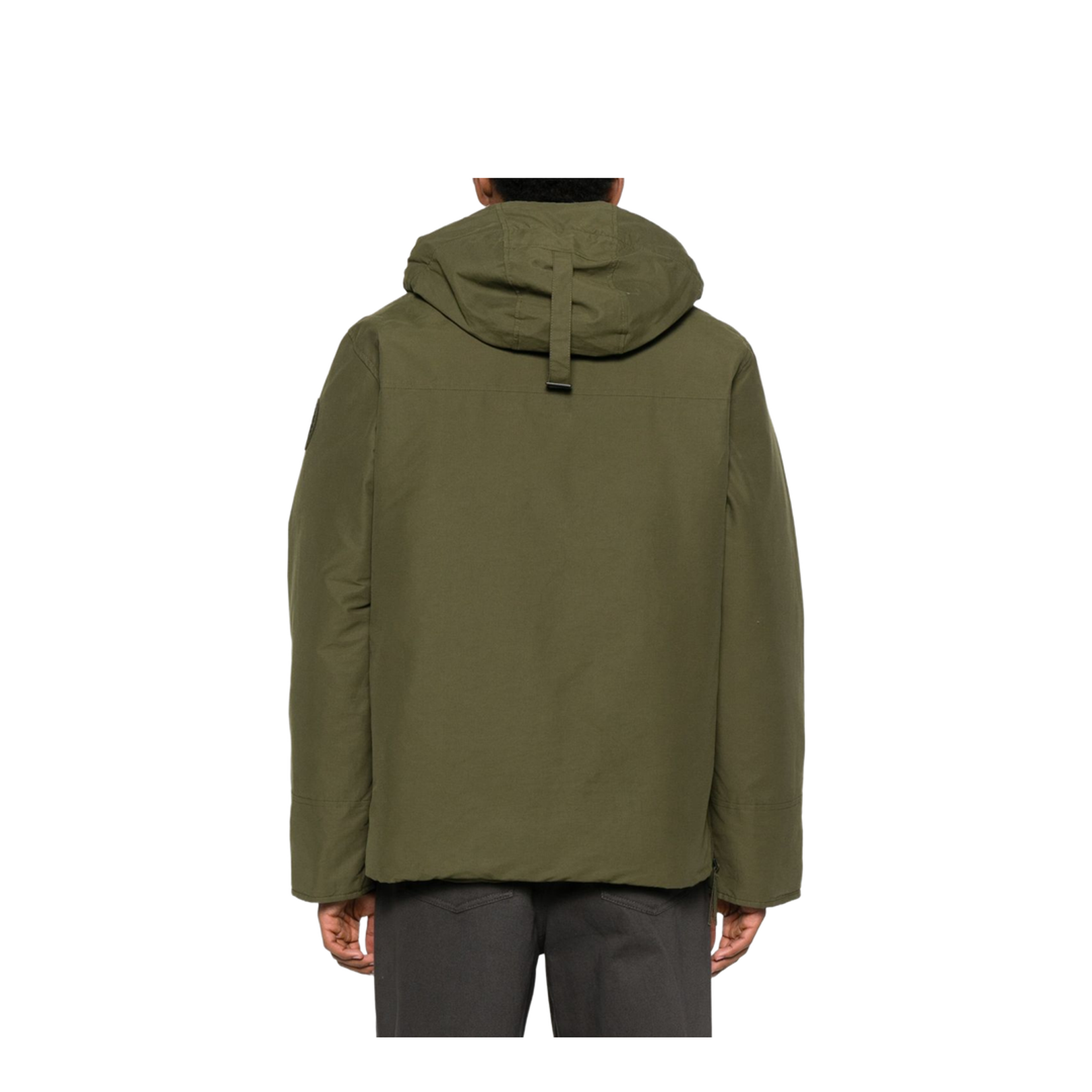 Army Green Cotton Blend Maitland Down Jacket