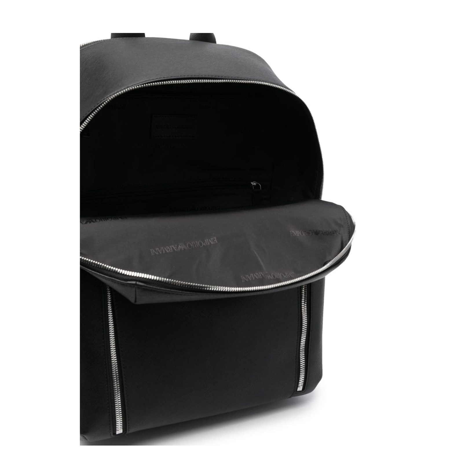 Logo-Embossed Zip-Fastening Backpack