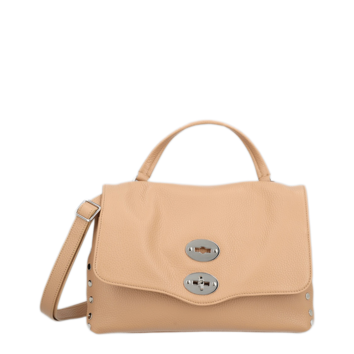Postina S Calfskin Crossbody - Brown