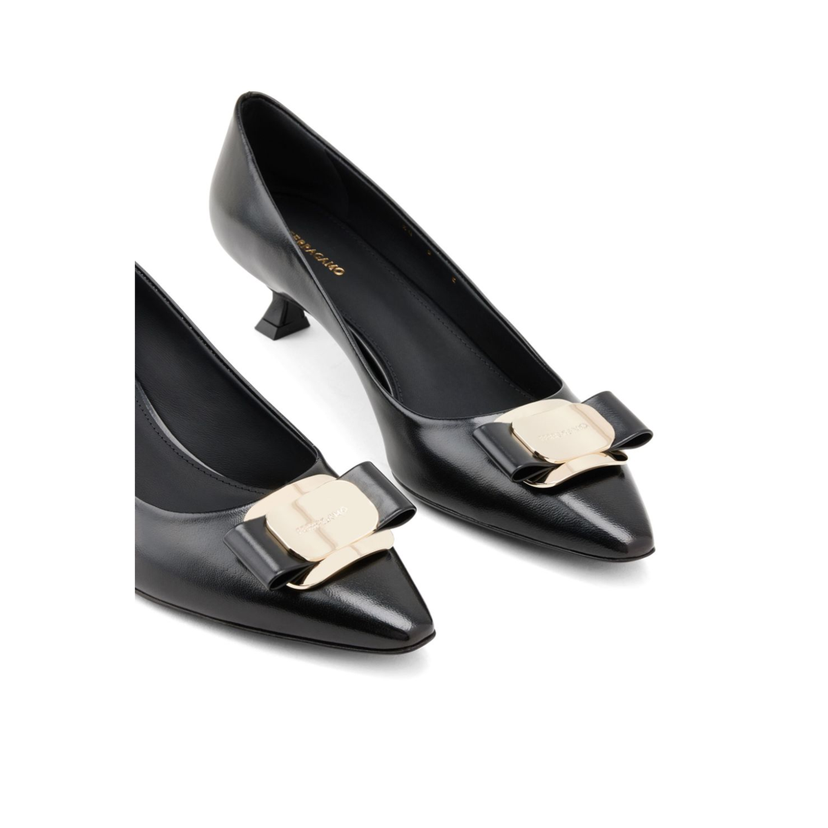 Ferragamo With Heel Black