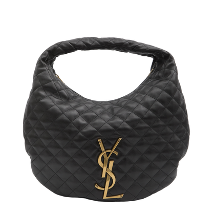 ICARE Hobo in Quilted Nappa in Black