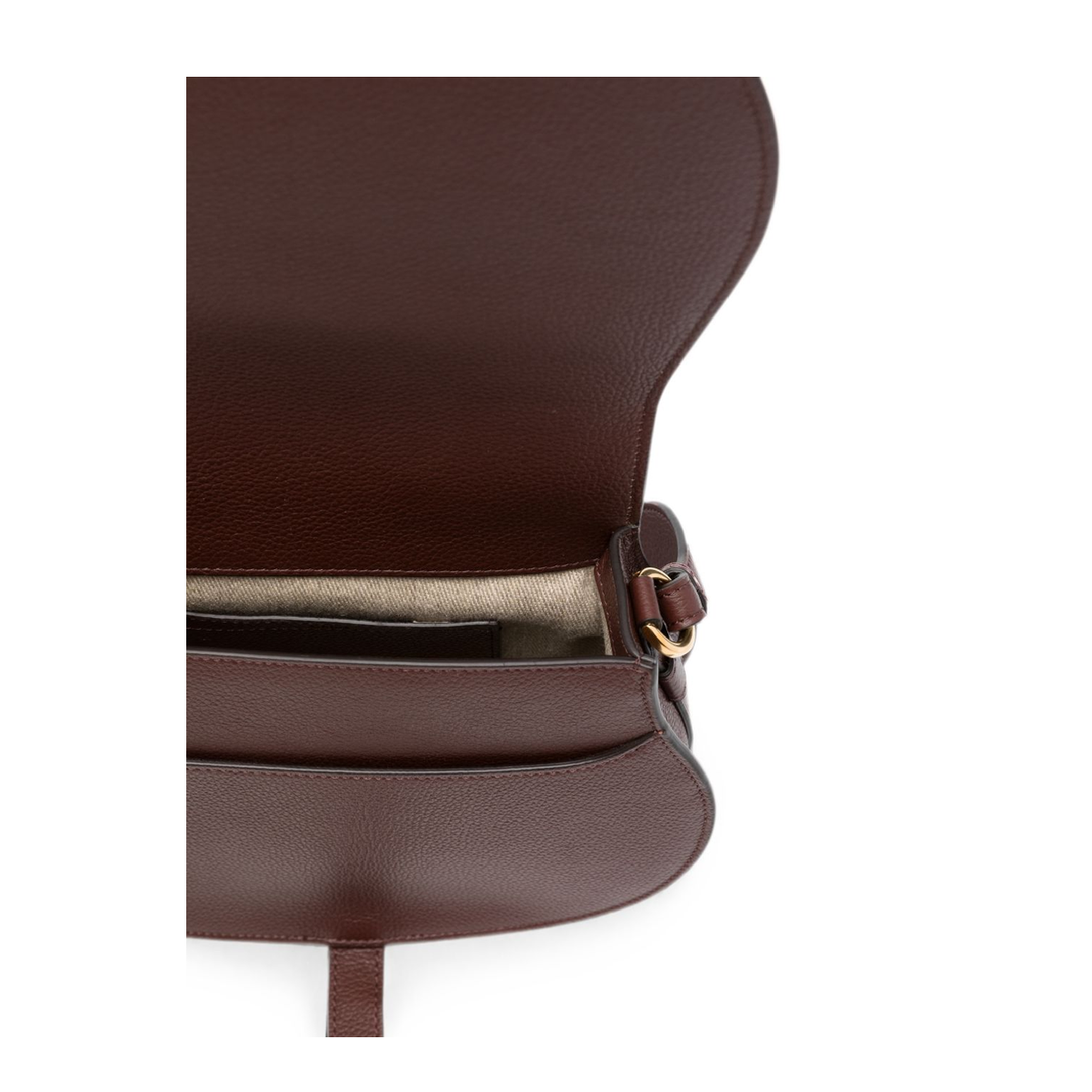 MAYFEYR - Chloè - Marcie Saddle Bag In Grained Leather - CHC24AS679I3127M
