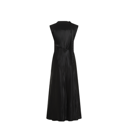 Dress In Black Polyamide Polyester