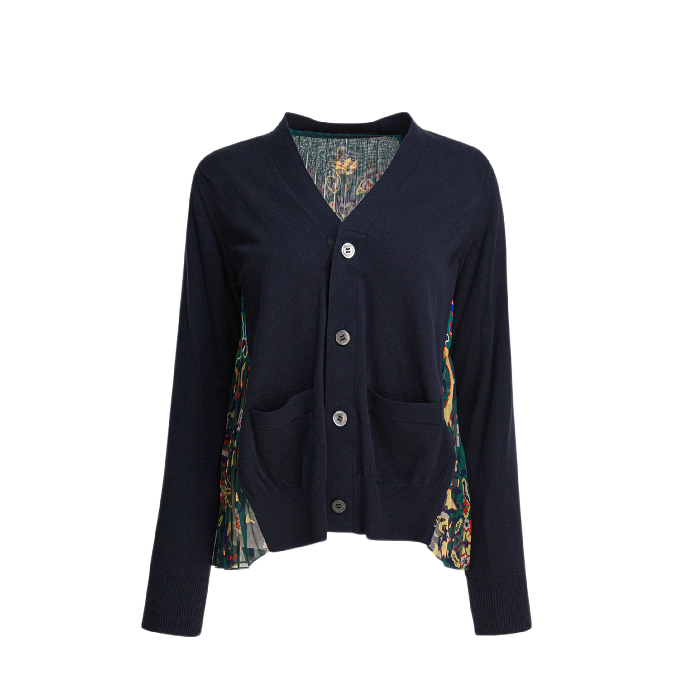 MAYFEYR - Sacai - Floral Print Cardigan - 2507986213