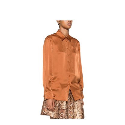 Hypnotic Satin Shirt Olive