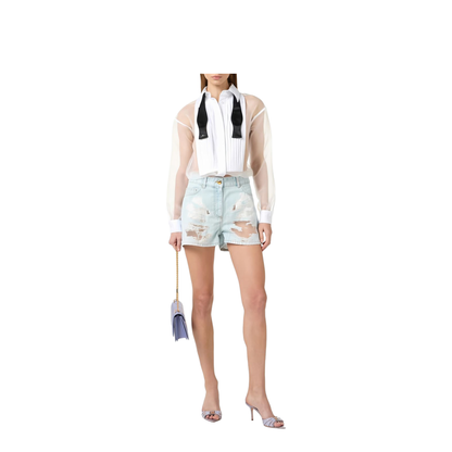 MAYFEYR - Elisabetta Franchi - Dresses White - TJ49N62E2DM2