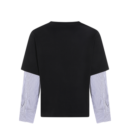 Long Sleeve Cotton Crew-Neck T-Shirt