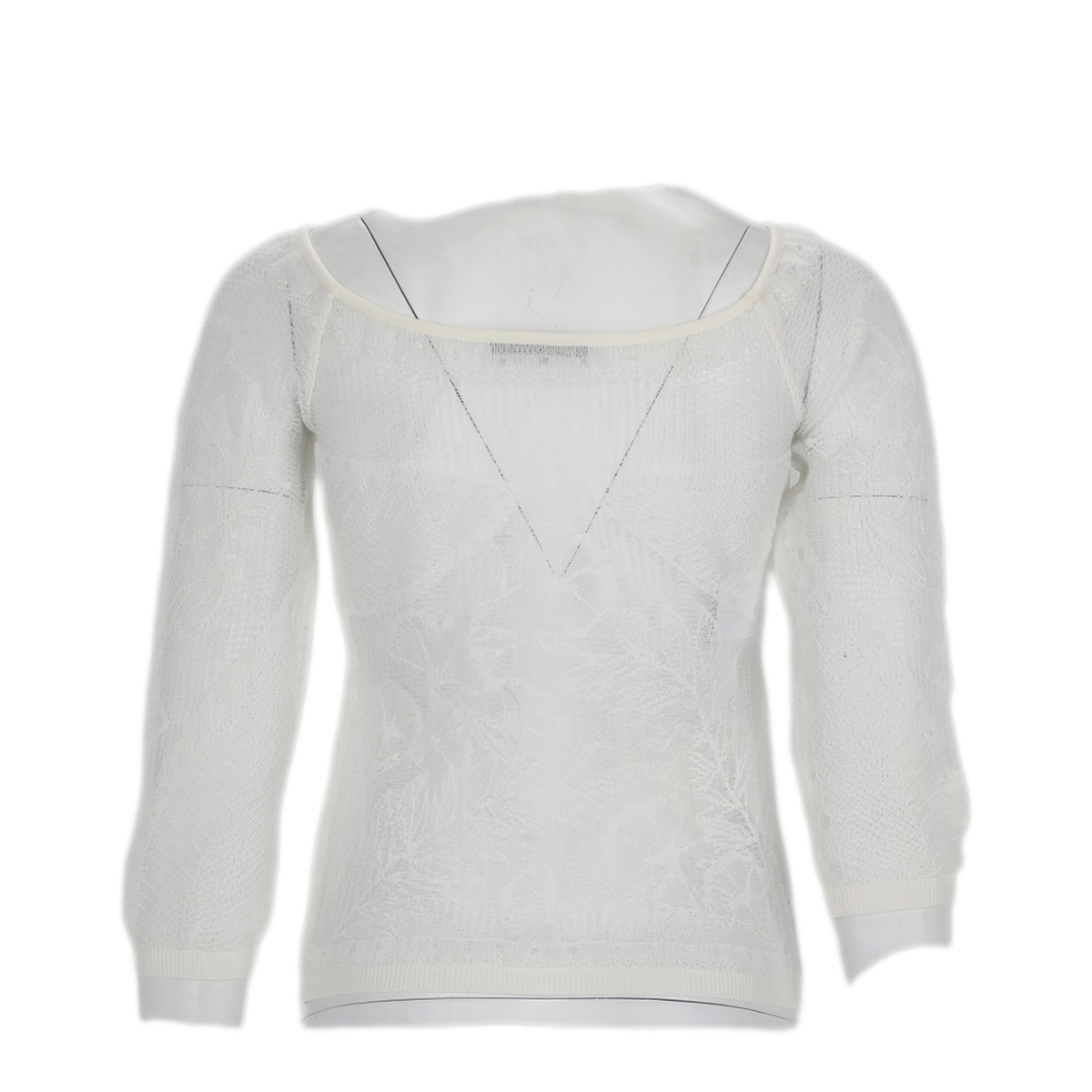 MAYFEYR - ALBERTA FERRETTI - Viscose Net Knit Top - 09090104V0002