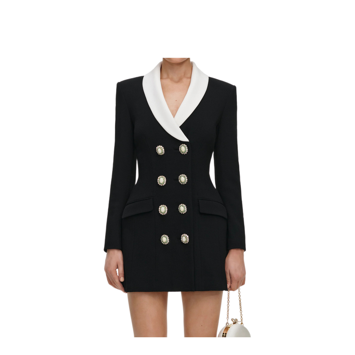 Black Tailored Blazer Mini Dress