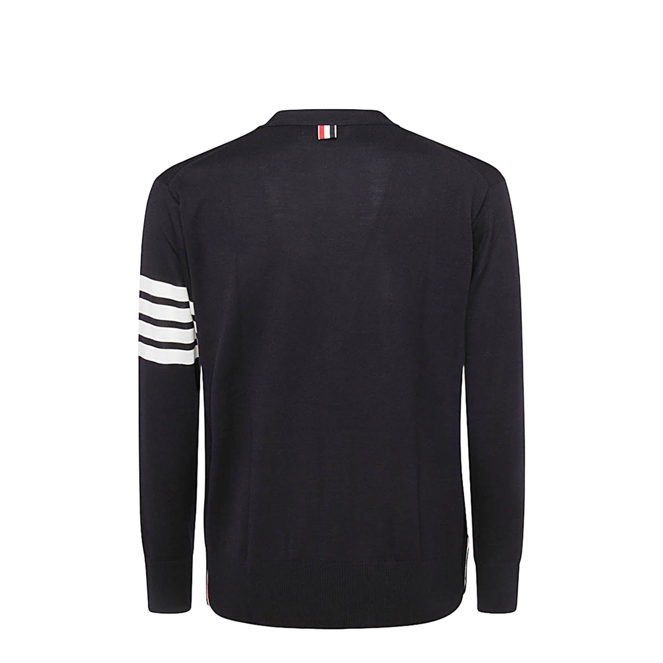 4-Bar Stripe Sustainable V-Neck Cardigan