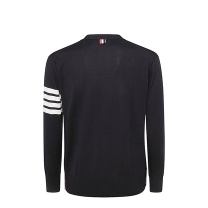 4-Bar Stripe Sustainable V-Neck Cardigan