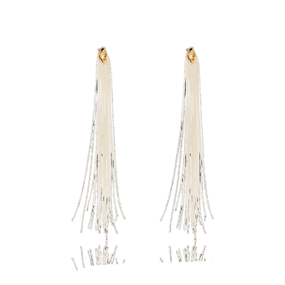 Earrings with Long Tassels