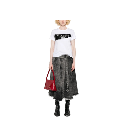 MAYFEYR - Givenchy - Cotton T-Shirt With Tape Print - BW70FJP78U
