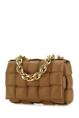 Chain Padded Cassette Shoulder Bag, Gold Hardware