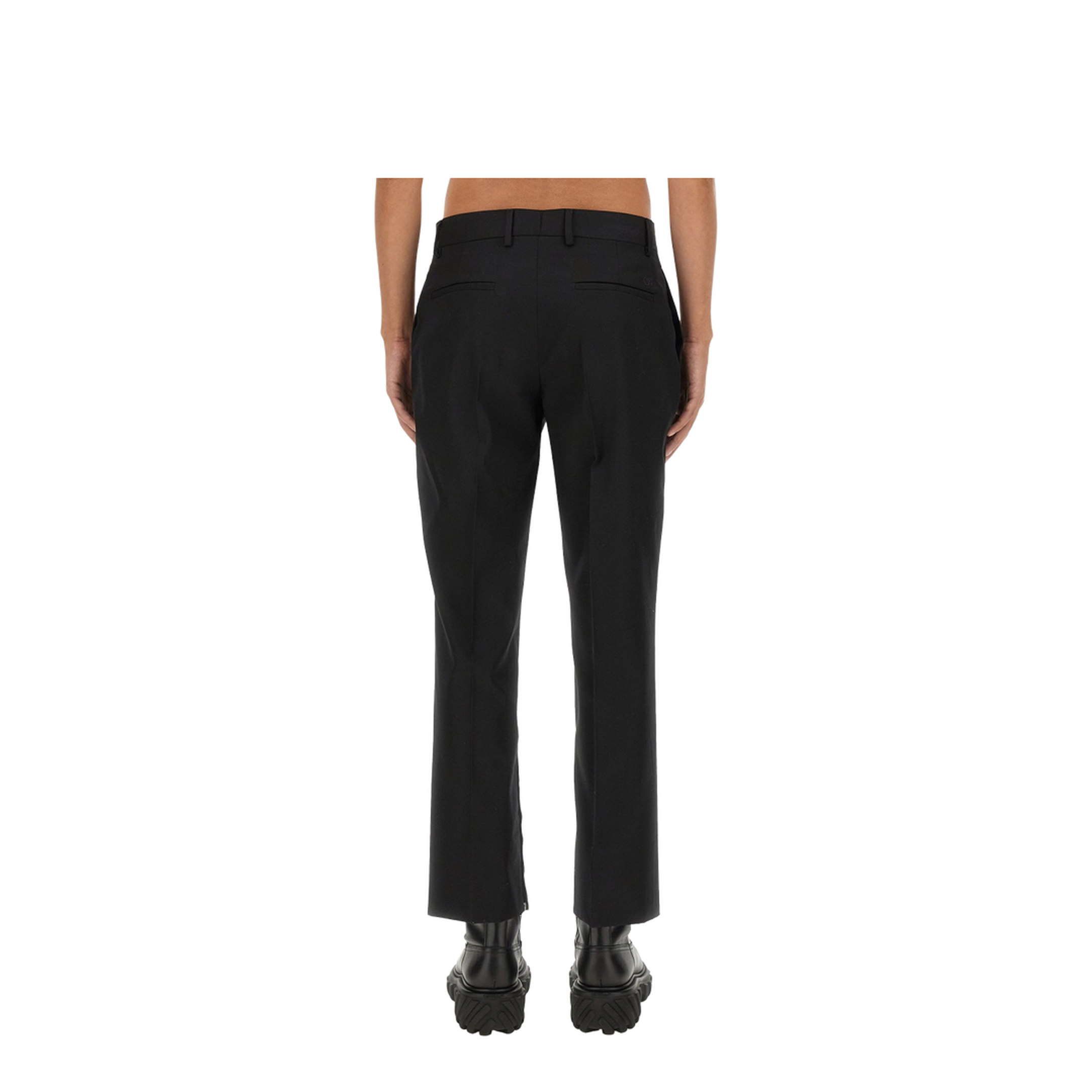 MAYFEYR - Off-White - Wool Pants - OMCA248F23FAB0031010