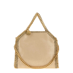 Falabella Tiny Bag Eco Shiny Dotted Chamois Handbag - Pyrite