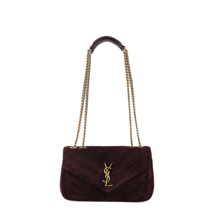 MAYFEYR - Saint Laurent - Lou Lou Suede Shoulder Bag - 801437AAEY6