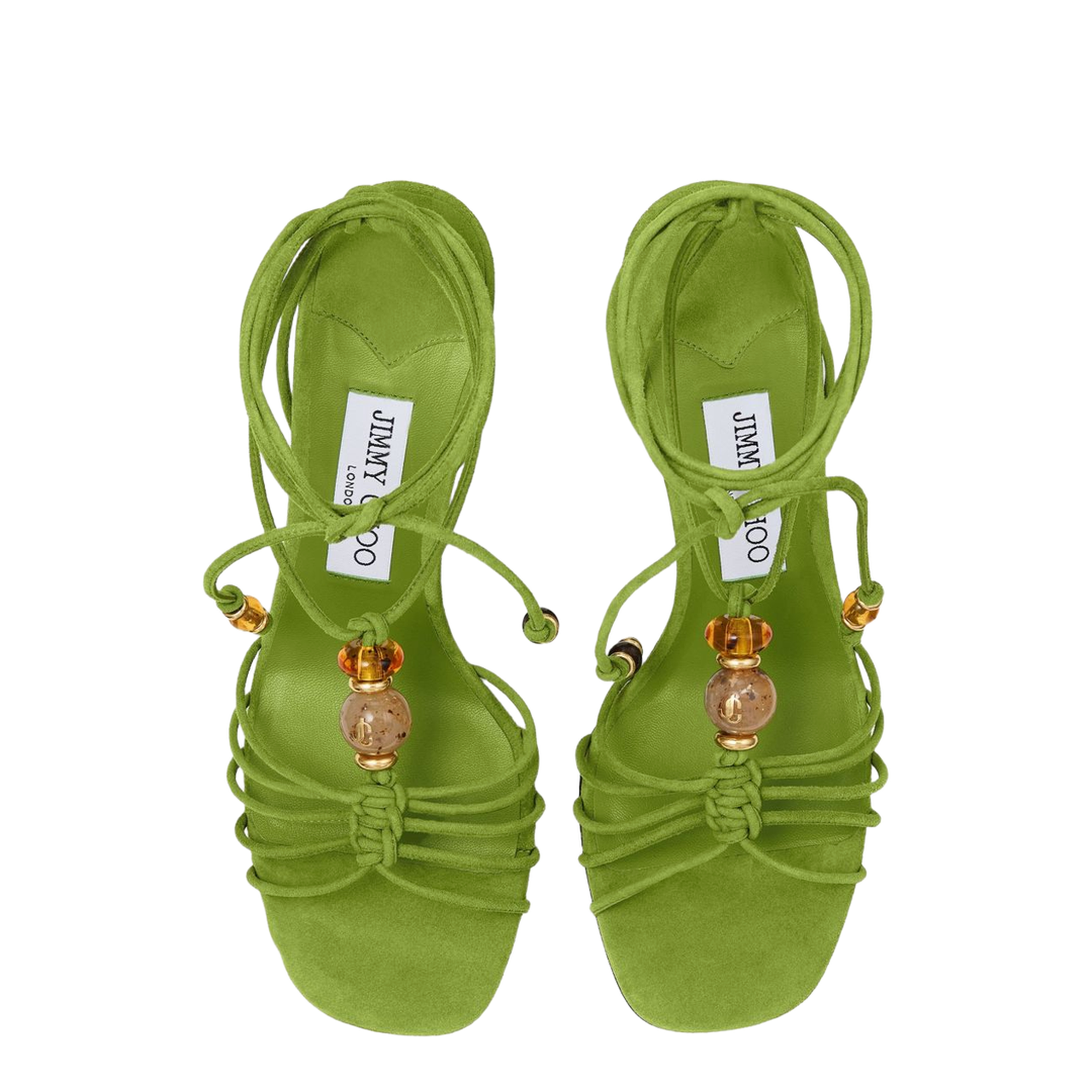 MAYFEYR - Jimmy Choo - Sandals Green - LOVAWEDGE85IPVCLOVERMIX