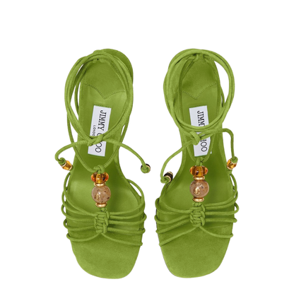 MAYFEYR - Jimmy Choo - Sandals Green - LOVAWEDGE85IPVCLOVERMIX