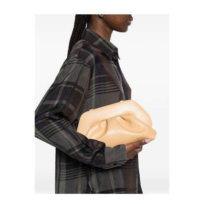 Bios Medium Vegan Fabric Clutch - Sand