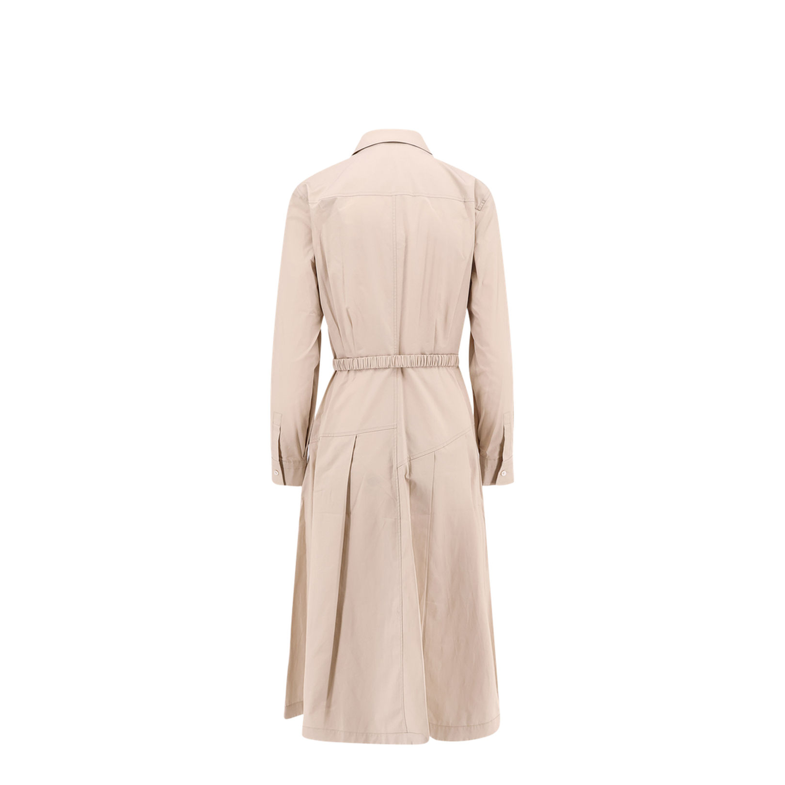 Pleated Cotton Dress