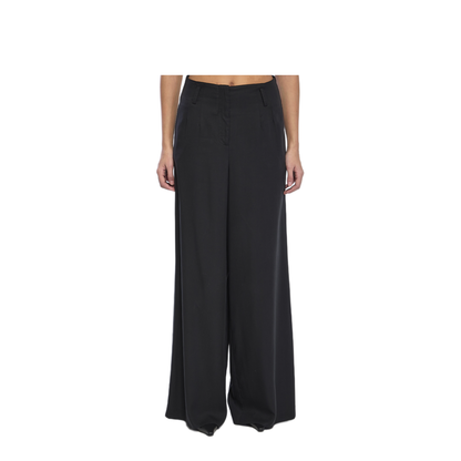 MAYFEYR - Federica Tosi - Black Wide Leg Pants - 4081240329