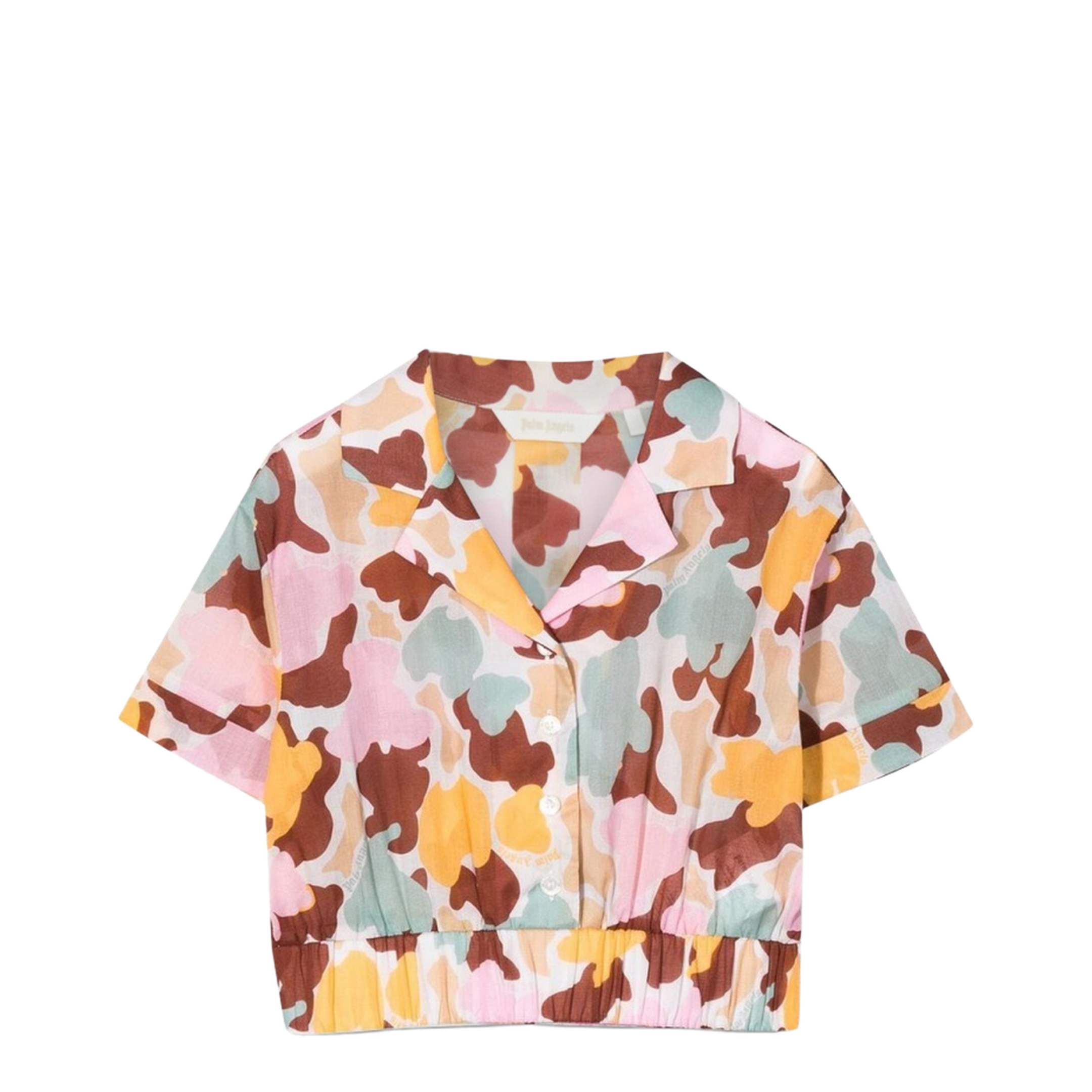 Cropped Shirt AOP Camu