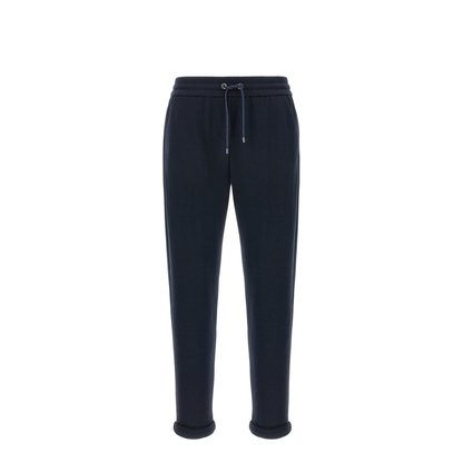 Cotton and Silk Blend Trousers