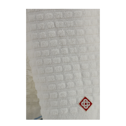 MAYFEYR - Casablanca - Boucl Tennis Shorts - MPF26KW144101WHITE