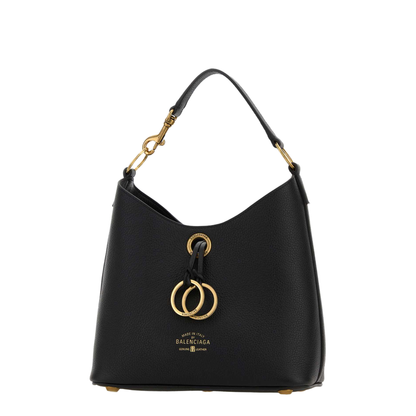 MAYFEYR - Balenciaga - Black Leather Carrie Handbag - 8456012ABNQ1000