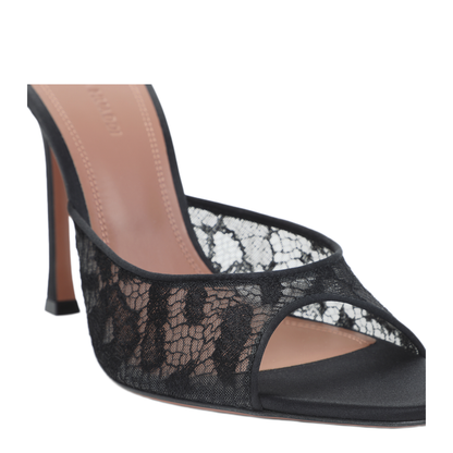 MAYFEYR - Amina Muaddi - Alexa Lace Slipper - 17S366113ALEBLACK