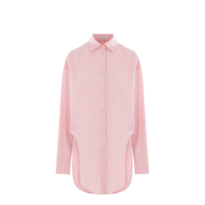 Oversized Shirt in Cotton Poplin