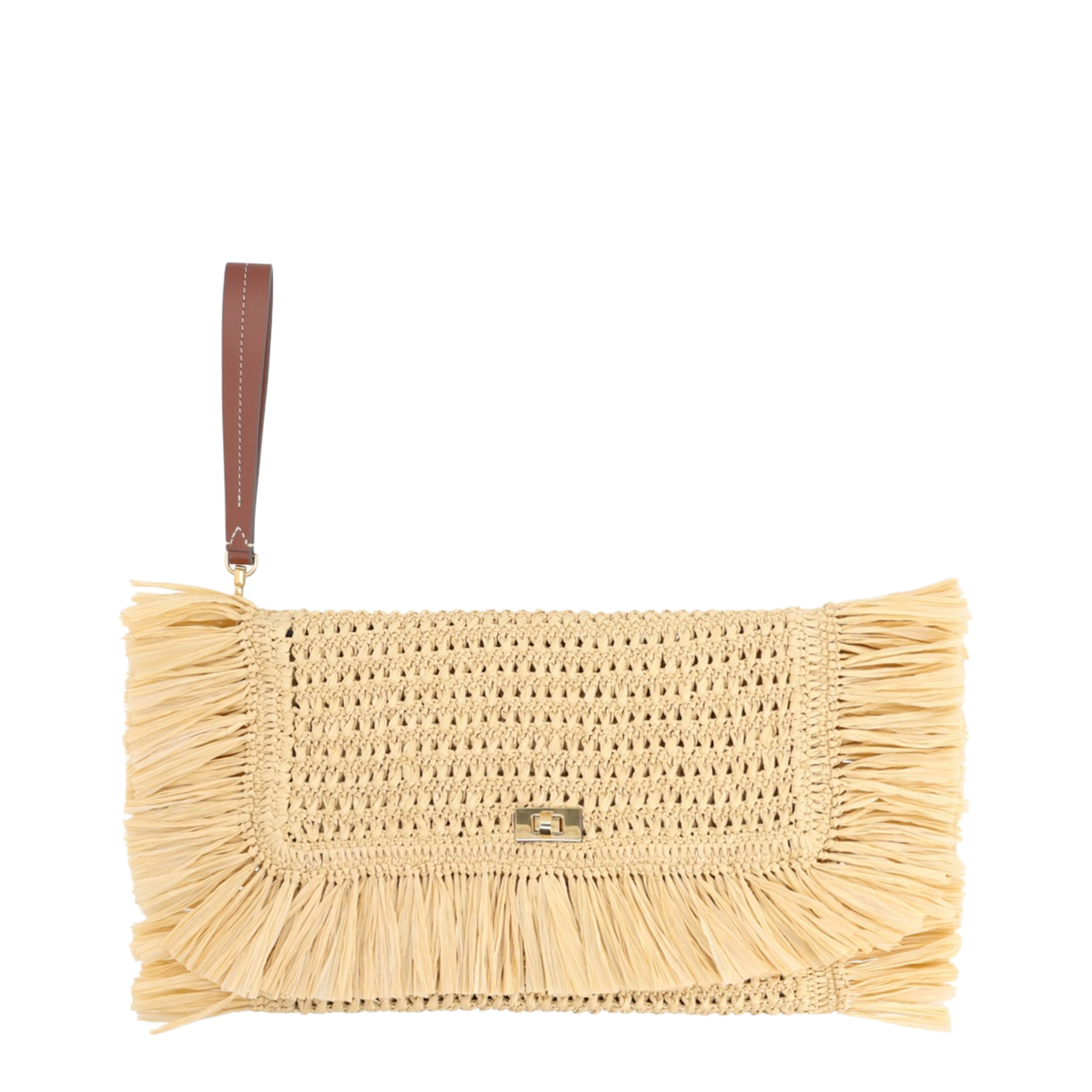 Fringed Clutch Bag