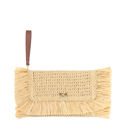 Fringed Clutch Bag