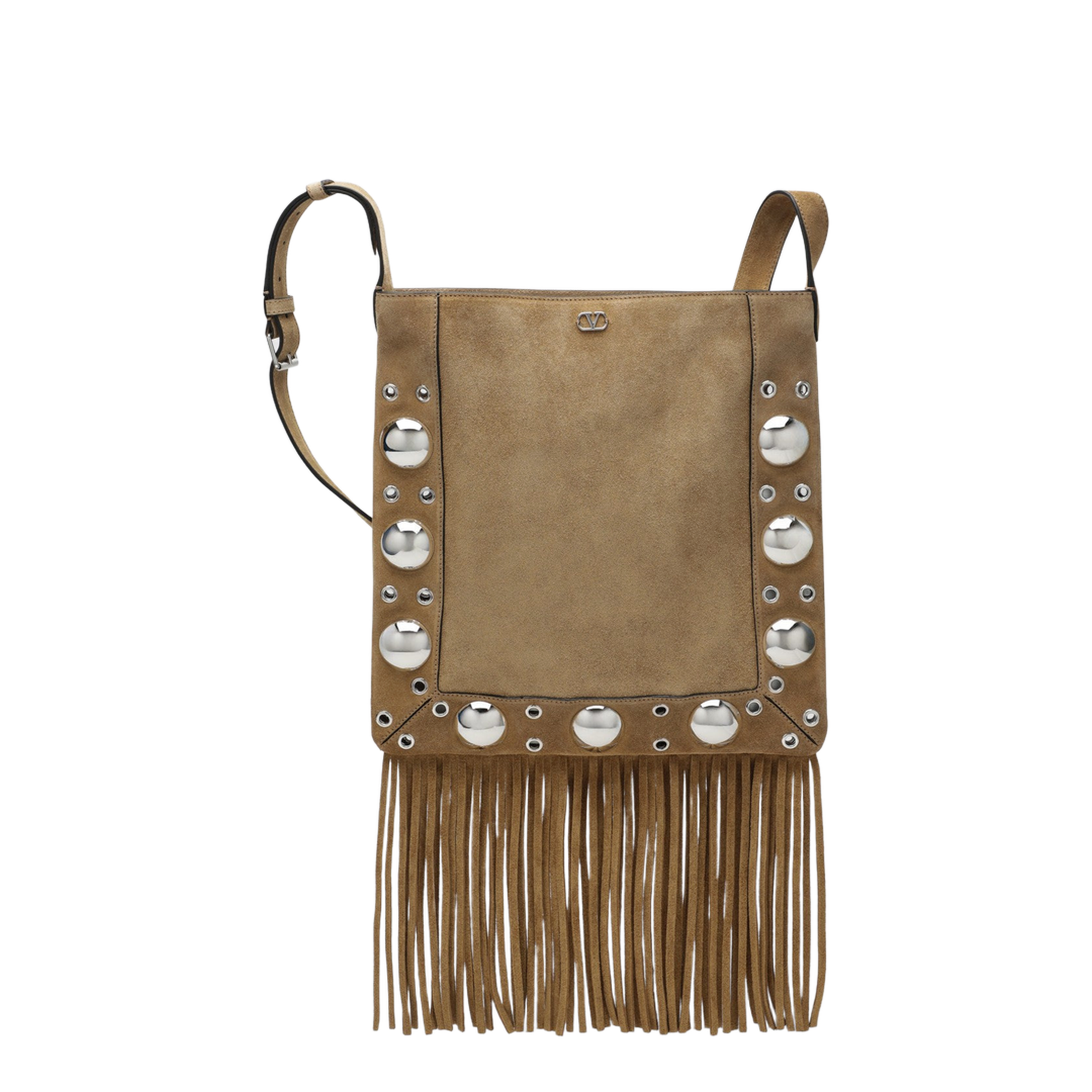 Nellcôte Suede Shoulder Bag - Havana Beige