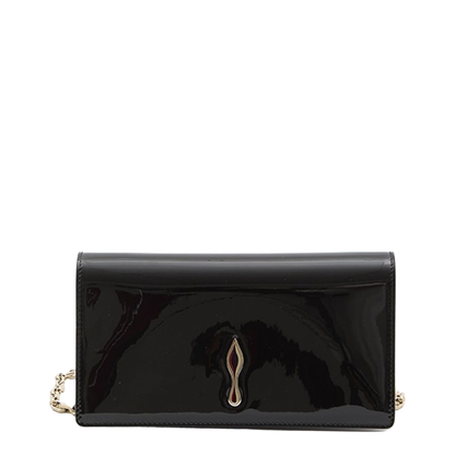 Bettina Clutch Patent Calf Leather Black