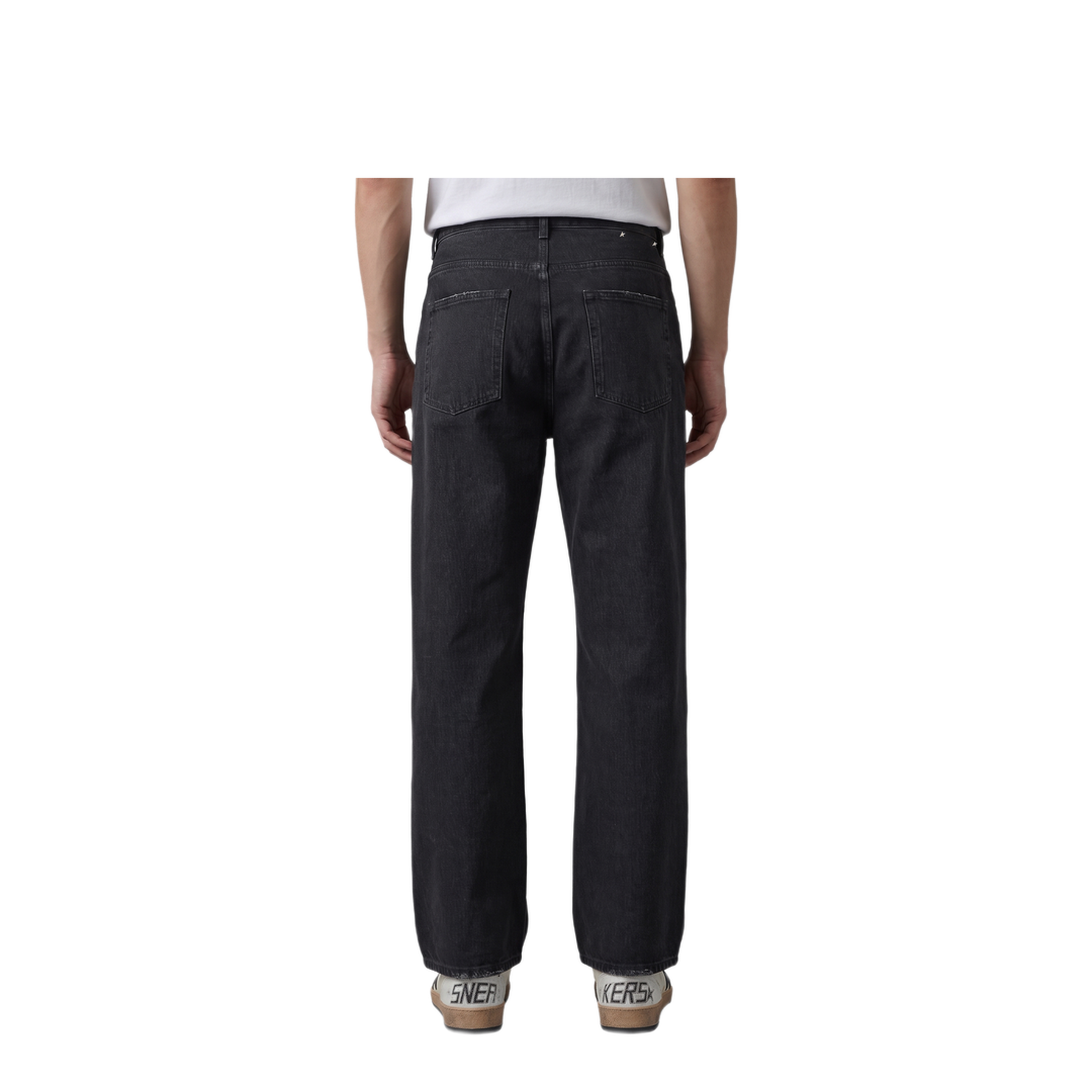 MAYFEYR - Golden Goose - Black Vintage-Effect Jeans - GMP01636P00062590100