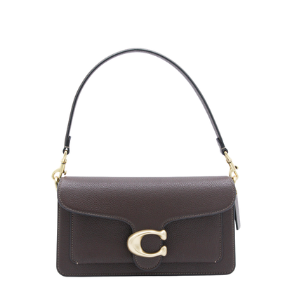 Tabby Shoulder Bag 26 In Polished Pebble Leather