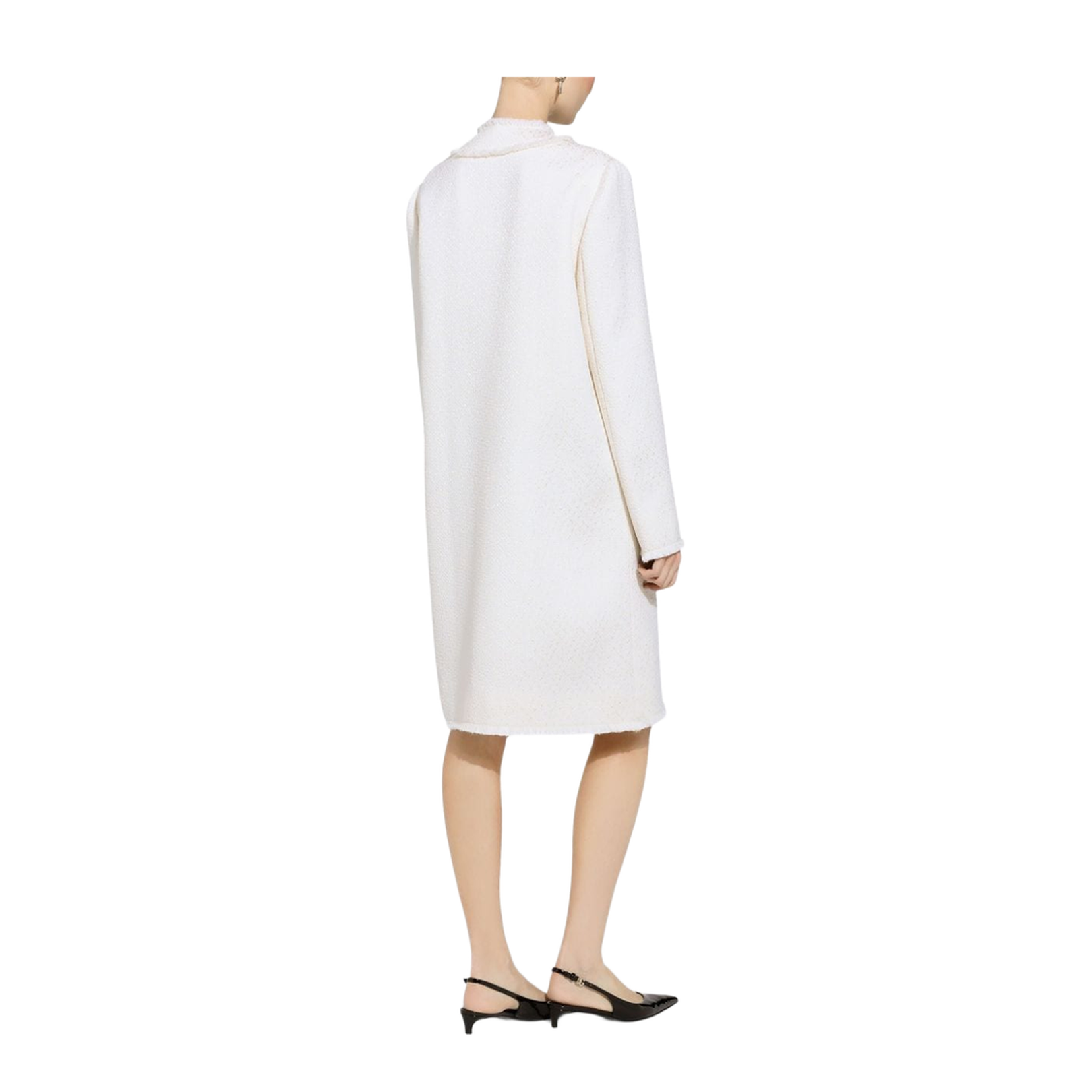 Cream Tweed Coat