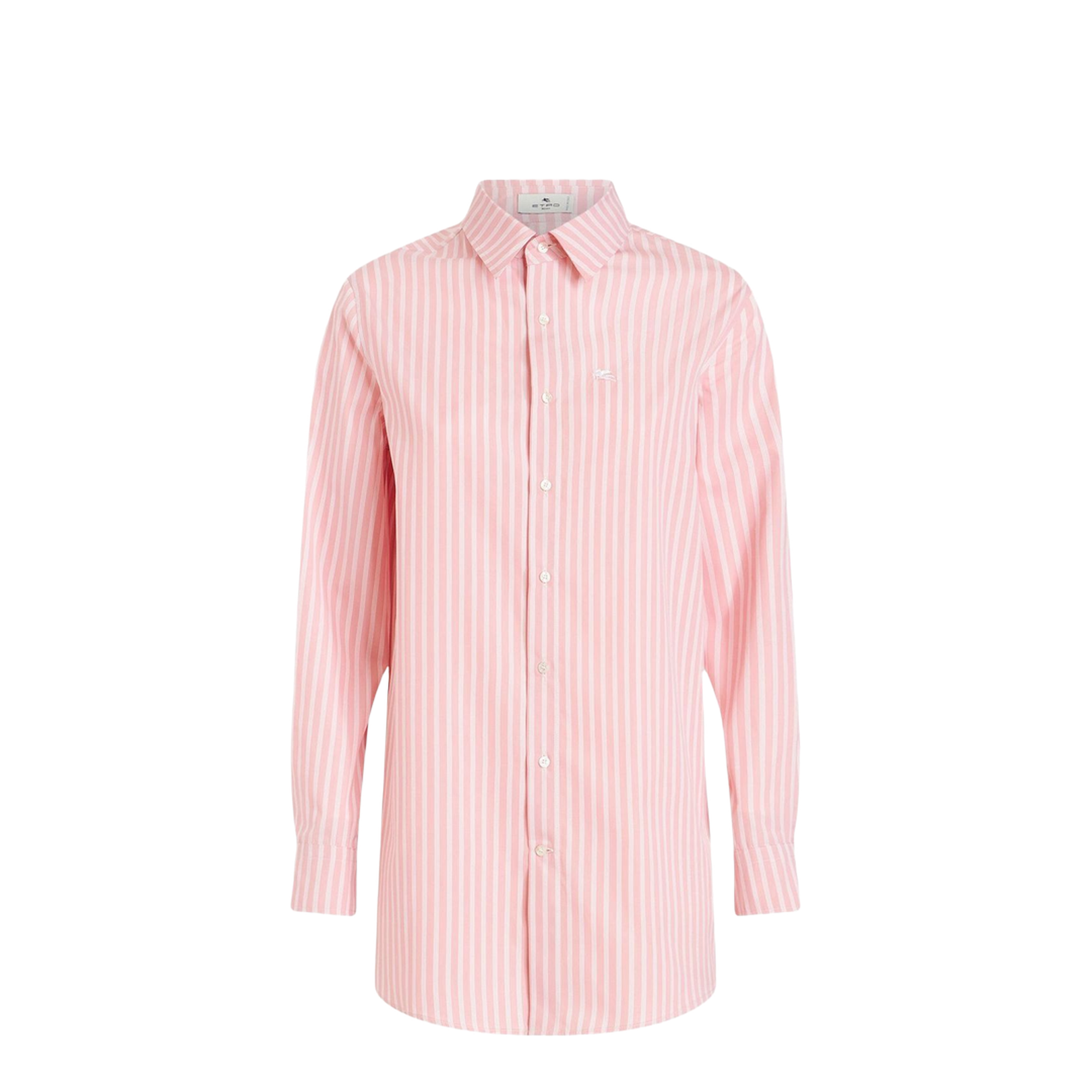 Embroidered-logo Striped Shirt