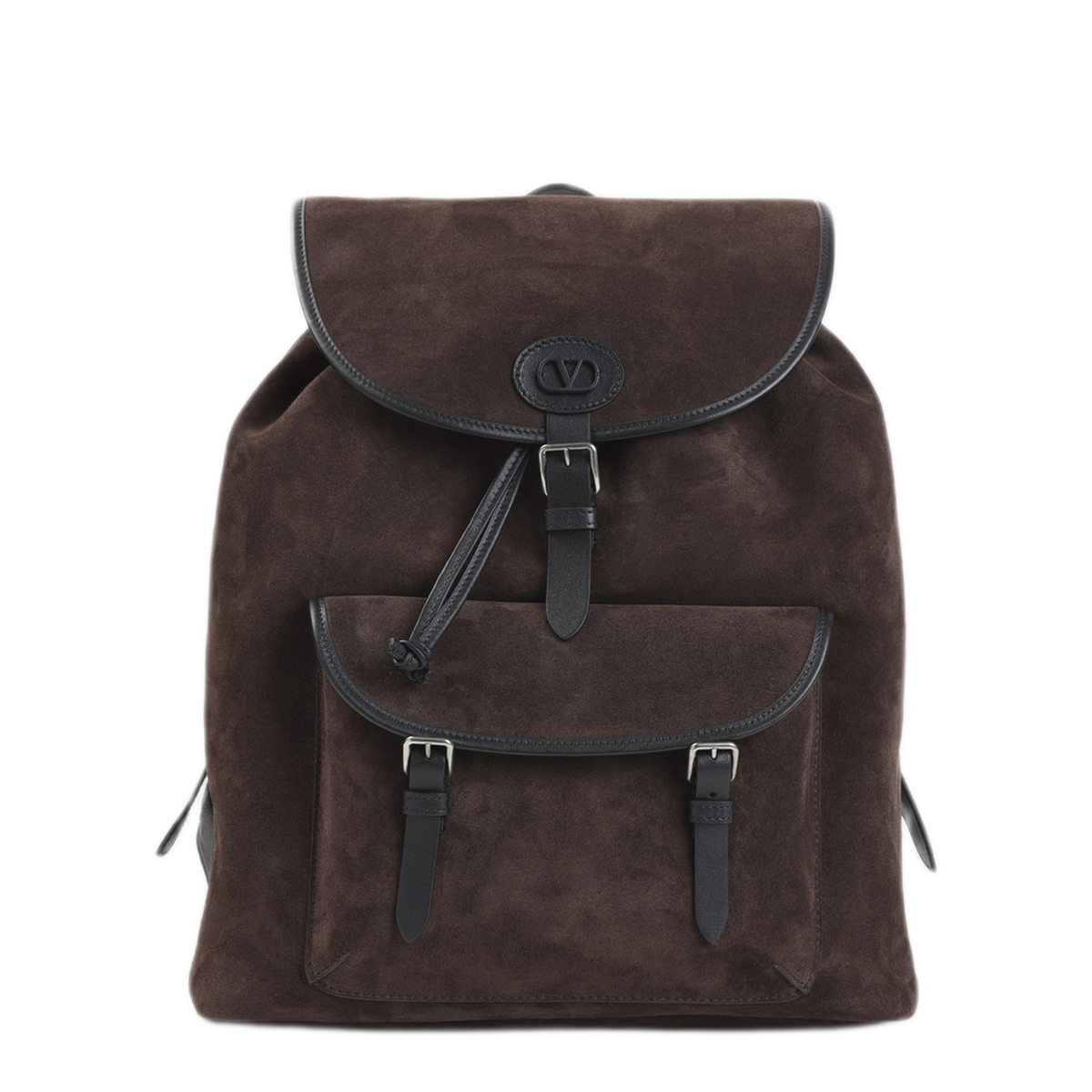 Antibes Suede Backpack - Ebony