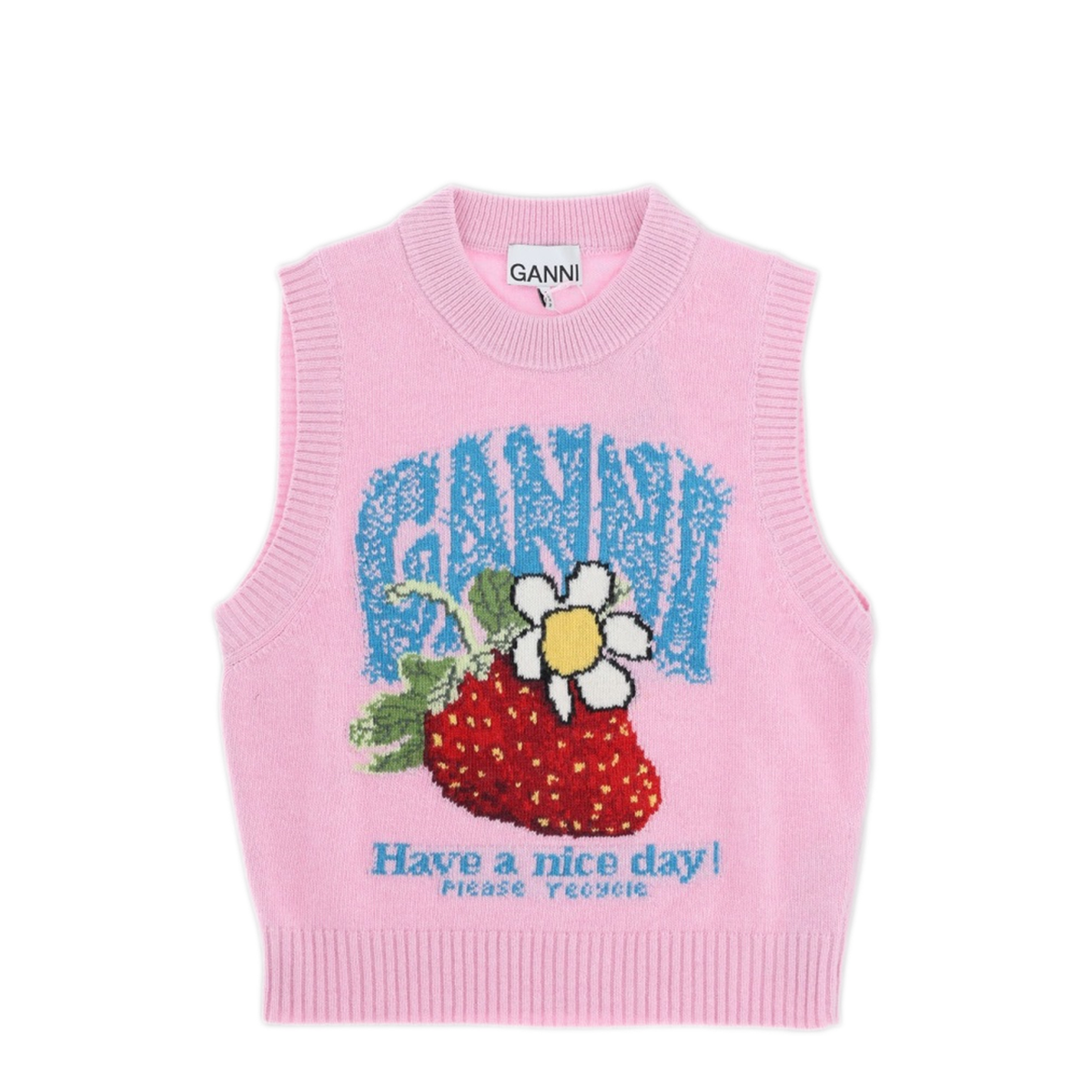 Graphic Wool Vest